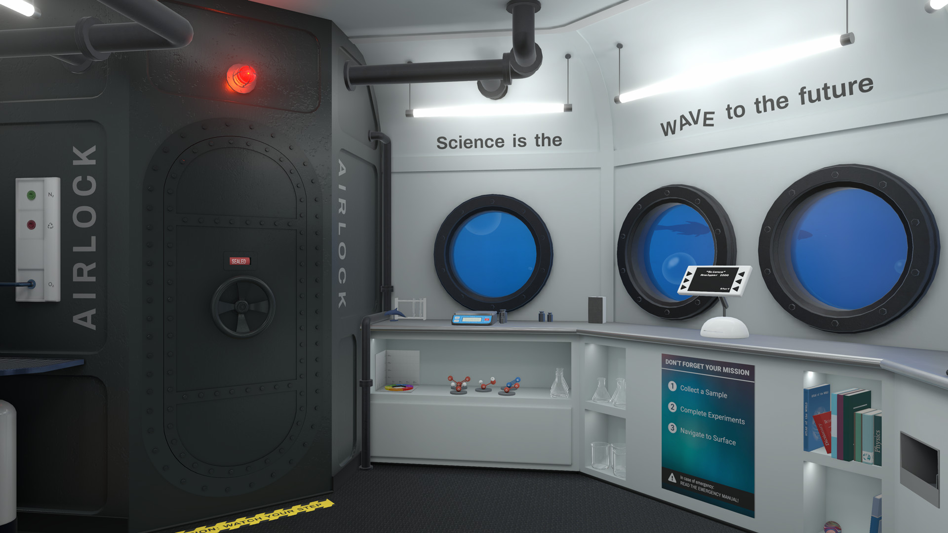 Egression VR escape room game screenshot
