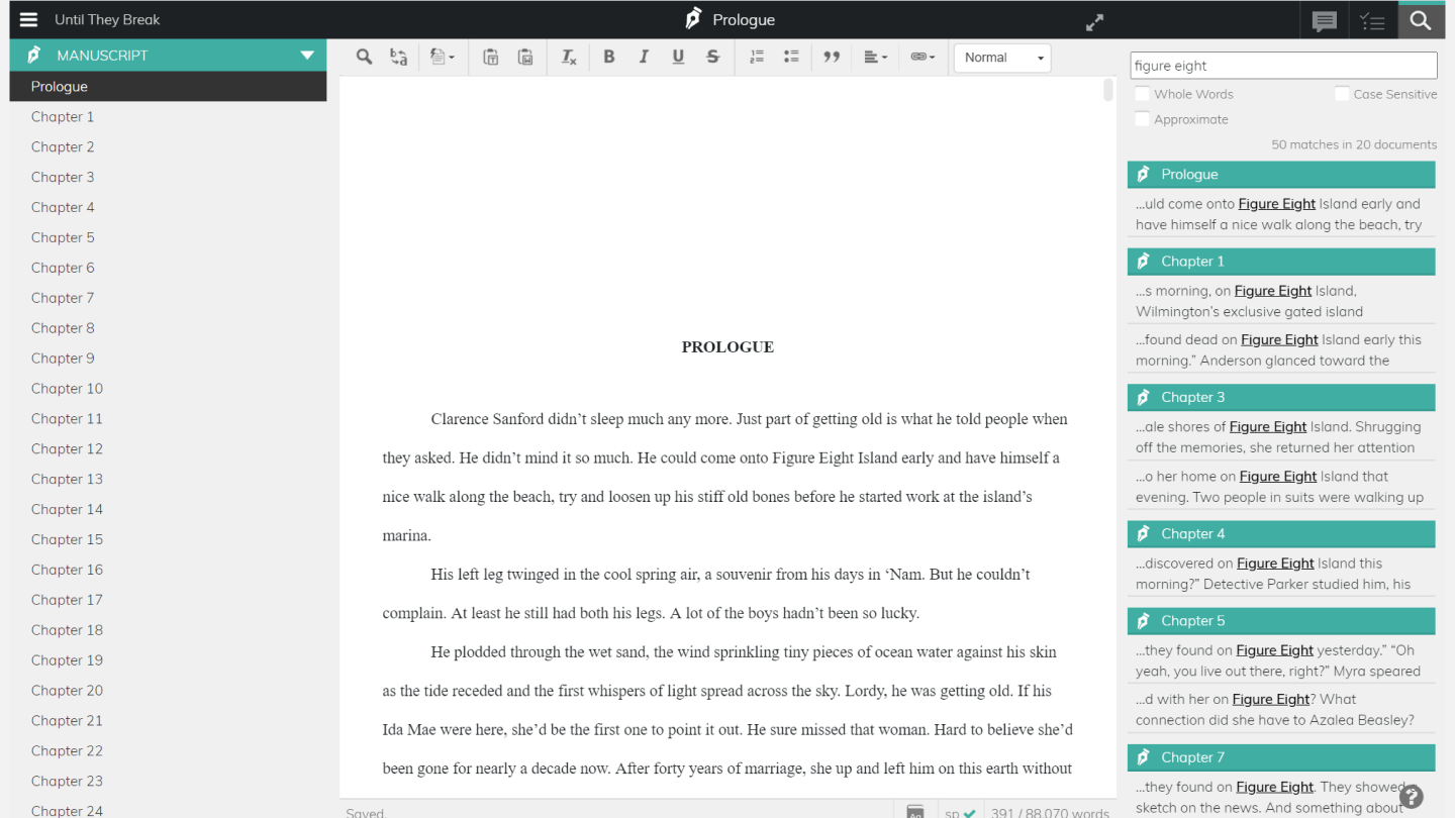 The Quill - online novel writing app